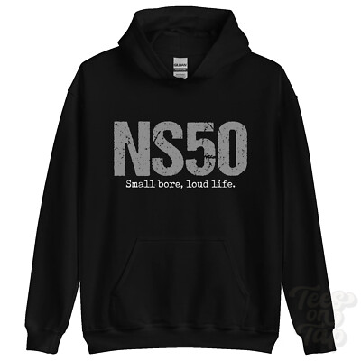 NS50: Small Bore, Loud Life Hoodie Motorrad Biker