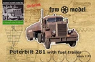 U.S. Peterbilt 281 with fuel trailer from Duel movie -  resin - 1/72 - [TDW009]