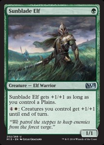 Sunblade Elf - Foil x1 - Magic 2015 - NM-Mint, English - Magic 2015