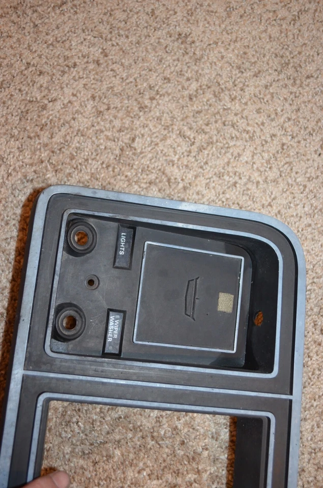 1975 1976 1977 1978 FORD F150 F250 DASH BEZEL TRIM CLUSTER SURROUND OEM Foto 3 de 4