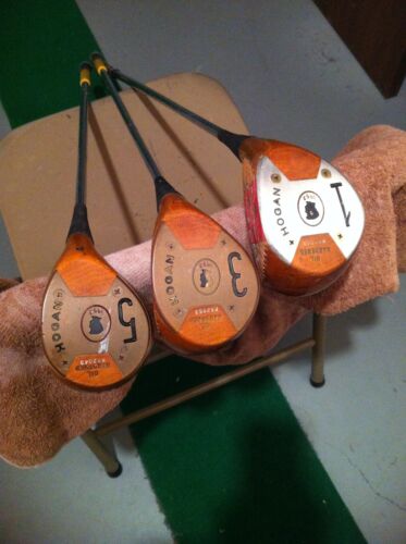 Vintage Ben Hogan 1953 Commemorative 1-3-5 wood set