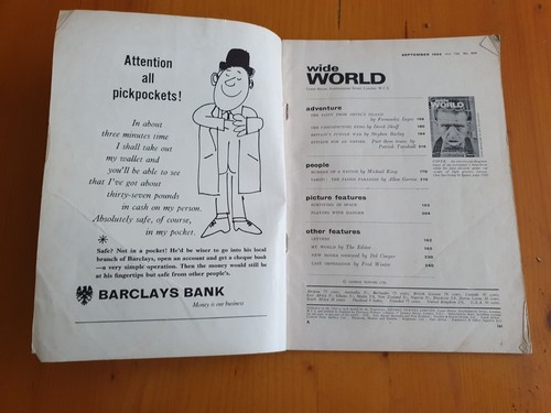 Wide World. Magazine. October. 1965 - Picture 2 of 13
