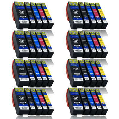 40x Tinte Patrone, ersetzen EPSON T2621 T2631 T2632 T2633 T2634 (kein OEM)