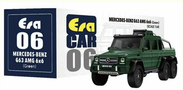 Mercedes Benz G63 Amg 6x6 Pickup Truck Green 1 64 Diecast By Era Car Mb196x6rn06 For Sale Online Ebay