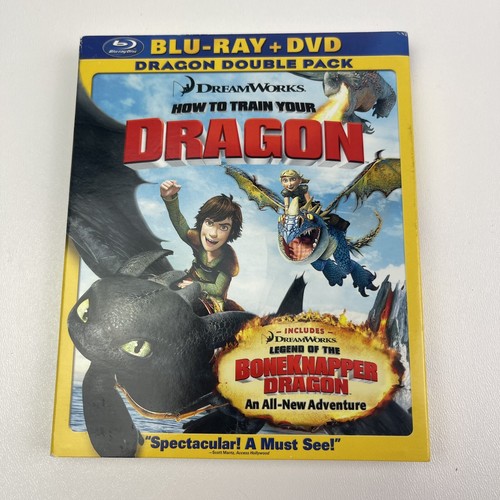 How to Train Your Dragon Blu Ray DVD 2010 Dreamworks Slipcover Movie - Picture 3 of 9