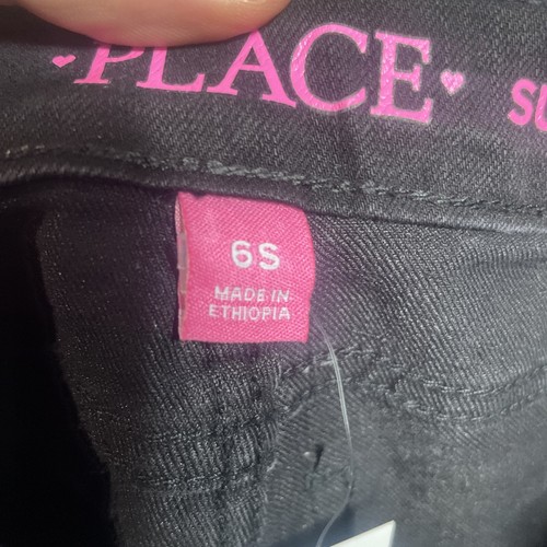 The Children's Place Big Girls' Super Skinny Jeans Black Wash Size 6 S NWT - Picture 7 of 11