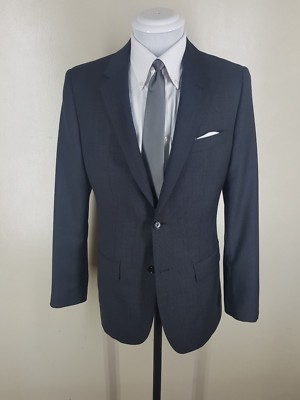 INDOCHINO Recent Bespoke Gray Sport Coat Side Vents
