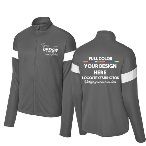 Ink Stitch Design Men Your Own Custom Printed Travel Zip Up Jackets - Picture 20 of 28
