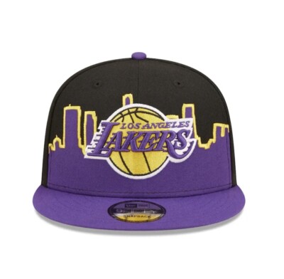 New Era 9Fifty Black/Purple Los Angeles Lakers 2022 Tip-Off Snapback Brand New