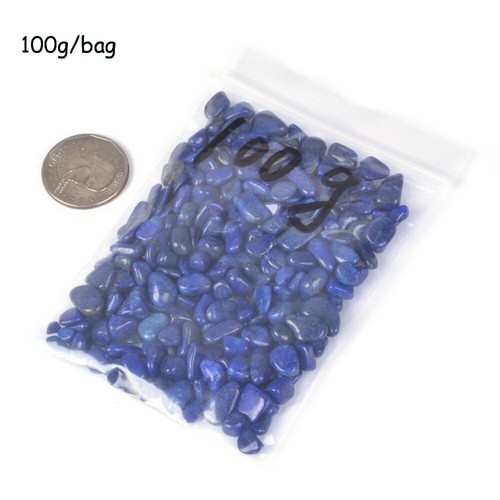 100g Gemstone Polished Chips Crushed Tumbled Stone Crystal Healing Embellishment - Afbeelding 44 van 364