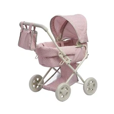 Olivia's Little World - Polka Dots Princess Baby Doll Deluxe Stroller - My Fi...