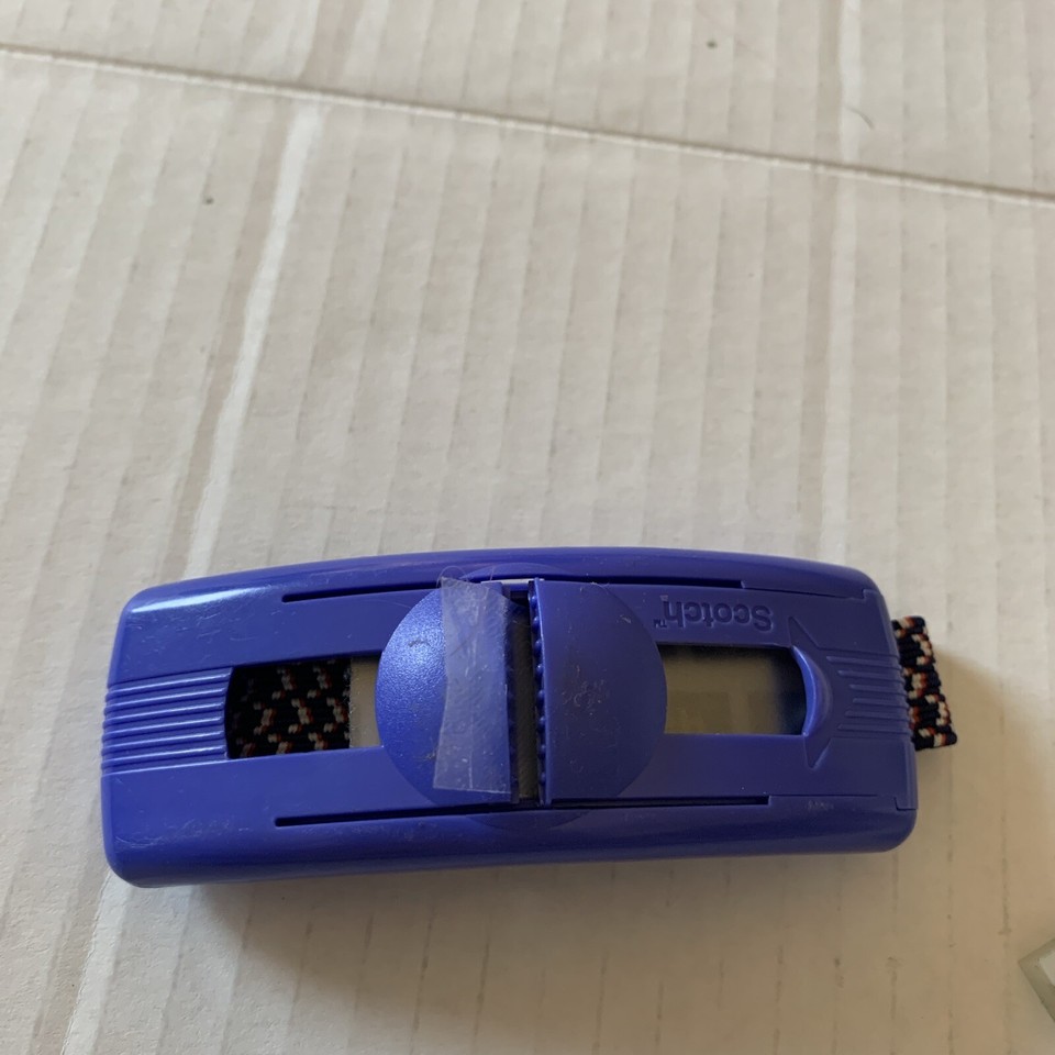 Scotch Pop Up Gift Wrap Purple Wrist Tape Strip Dispenser & 4 Refill