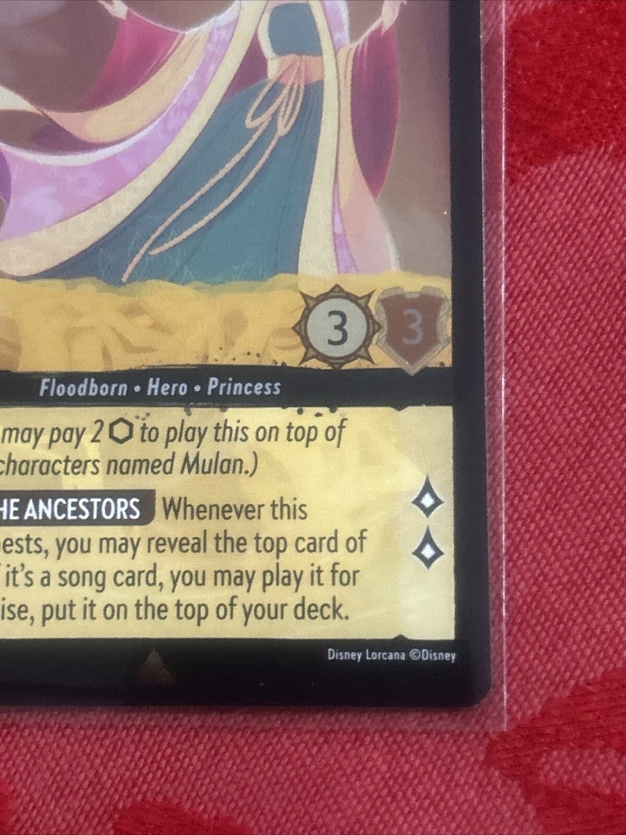FOIL Disney Lorcana: Rise of the Floodborn - Mulan - Reflecting