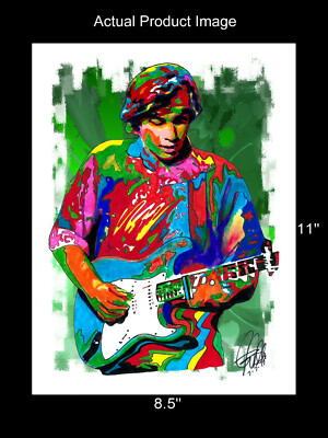 Ry Cooder Slide Guitar Blues Roots Rock Music Poster Print Wall