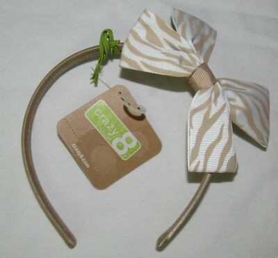 Crazy 8 hair UPICK curlies ponytail holder headband bow clips lots of styles NWT