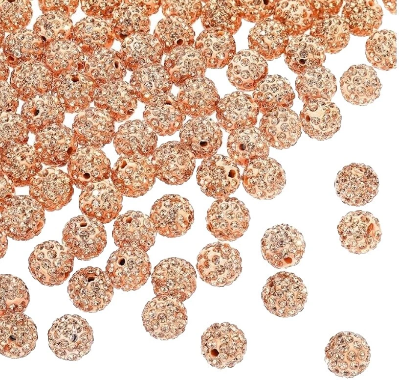 Shamballa 10 - 10.9 mm Size Jewelry Making Beads