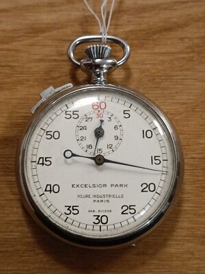 Taschenuhr Chronometer Excelsior Park läuft Industriezeit P332