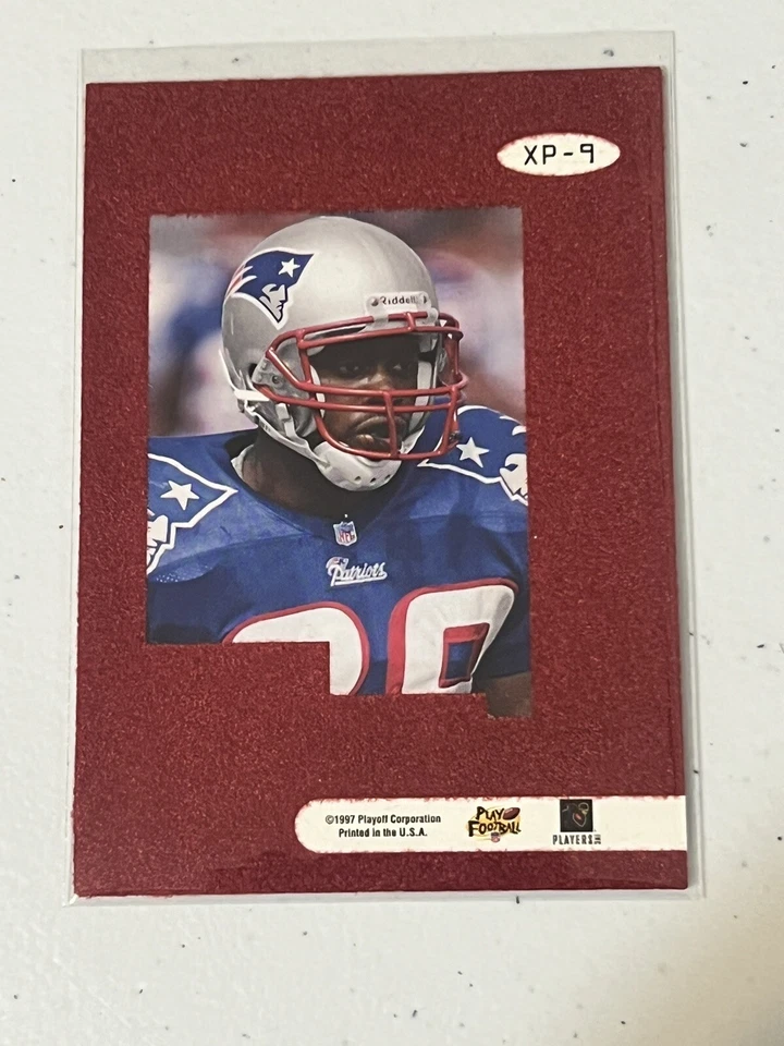 Curtis Martin 1997 Playoff 1ST & Ten Xtra Point Red Felt Parallel #XP-9 (NM) - Image 2 of 2