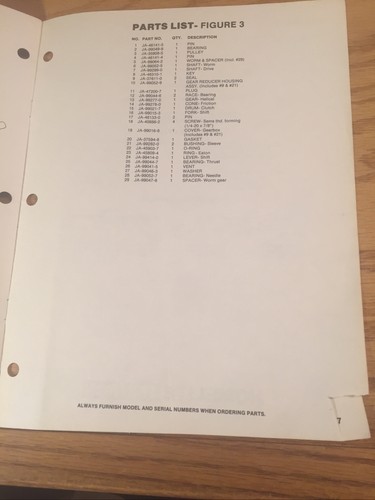 Jacobsen Homelite Parts List Model 20" Turbo Van Rotary Mower T20PSD-2 (UT30119A - Picture 4 of 4