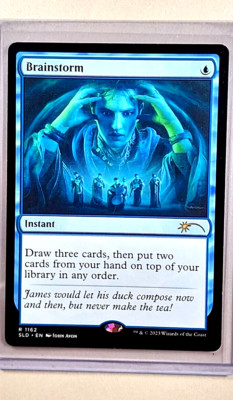 2023 MTG Magic the Gathering Secret Lair Drop John Avon SLD Brainstorm Rare WOTC
