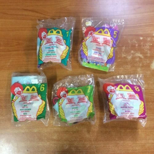 Winnie the Pooh & Friends McDonald's Promotional Fast Food Toys