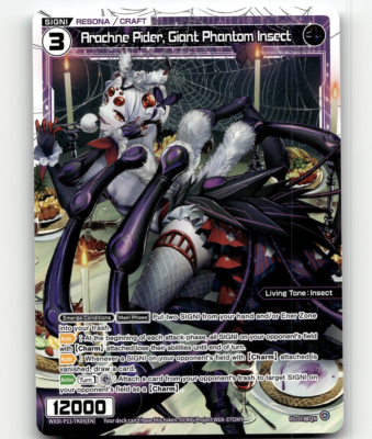 WIXOSS Arachne Pider, Giant Phantom Insect - Reunion Diva | eBay
