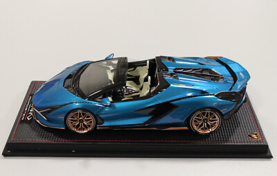 MR Lamborghini Sian Roadster - Blu Uranus 1/18 - NO CMC / D&G / BBR