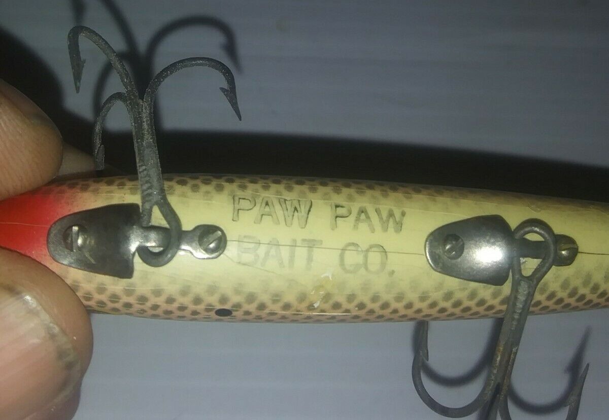 Vintage Paw Paw Lure, Creek Chub, Moonlight Bait, Antique Vintage Paw Paw Lure, Creek Chub, Moonlight Bait, Antique
