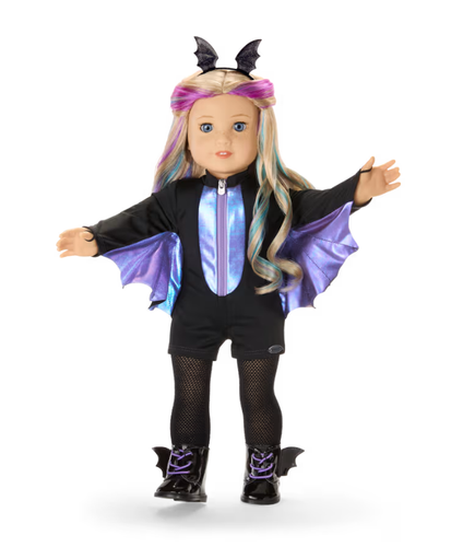 Costume da pipistrello di mezzanotte American Girl Truly Me per bambole 18 pollici - NUOVO - Foto 2 di 3