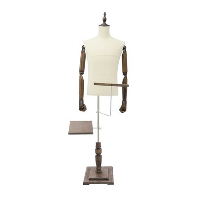 Male Mannequin Dress Form Torso Stand for Clothing Display w/Trouser Rack NEW