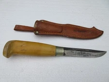 Vintage J. Marttiini Rovaniemi Puukko Knife Finland W/ Sheath