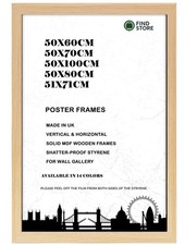 Jigsaw Poster Frames Solid Mdf Frame 50x60 50x70 50x100 50x80 51x71 All Colors