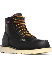 Danner Boots. Bull Run Moc Toe 6" US Size 13 Black (15568) Soft Toe. NIB