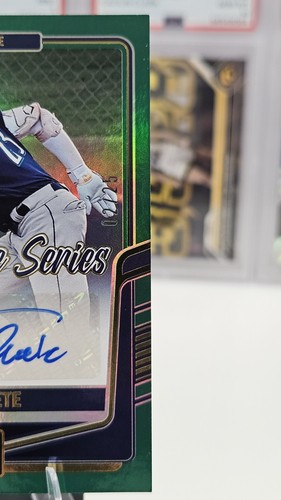 2024 Tai Peete Donruss Baseball Signature Series Green Auto /25《Slab Ready》📈 🔥 - Picture 6 of 6