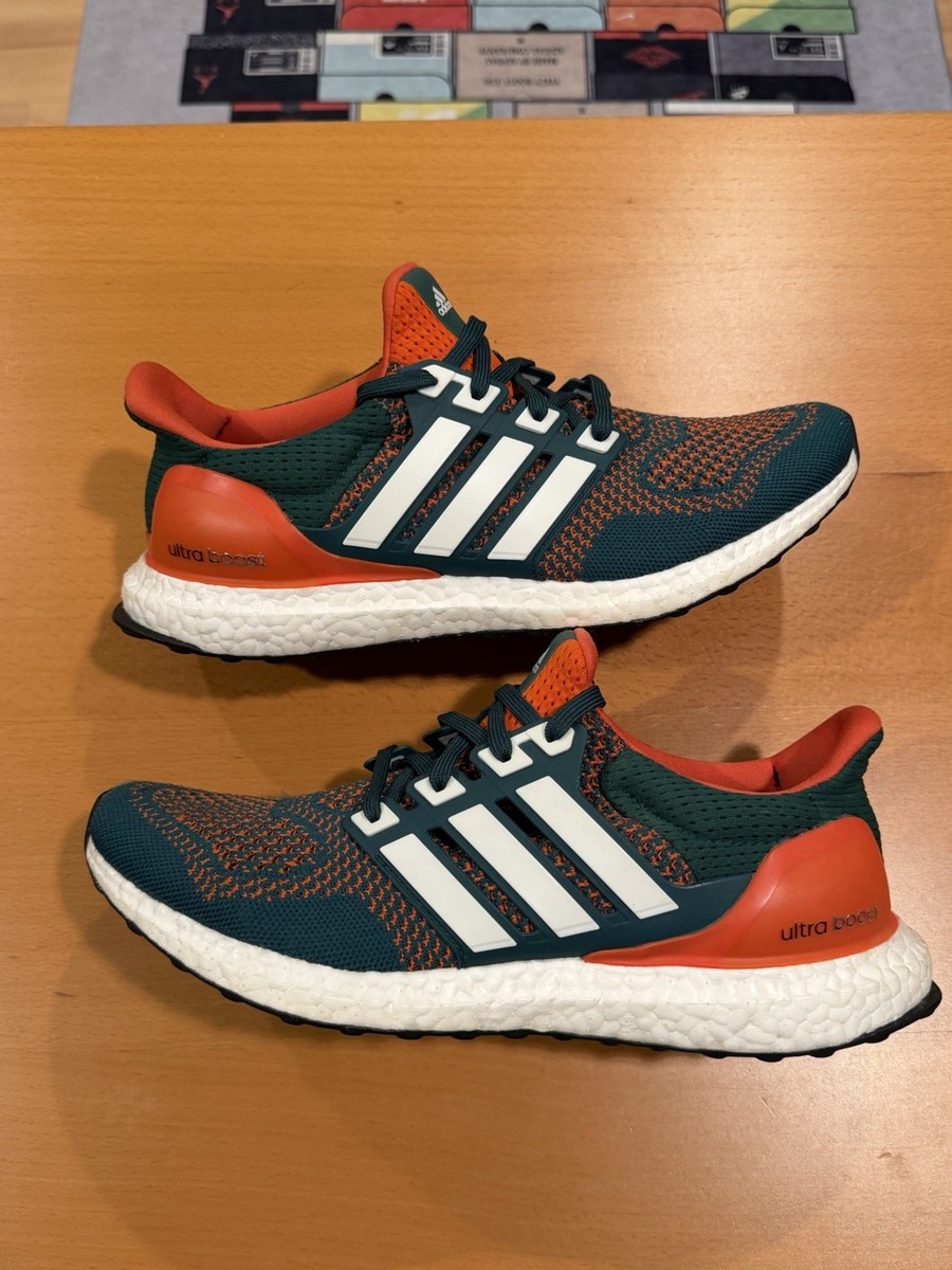 adidas gazelle silver green womens University of Miami Hurricanes Ultraboost Shoes – allCanes