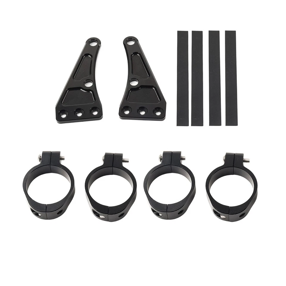 45MM Motorrad-Scheinwerferhalterung, Klemme, Gabelrohrhalter für Harley - Image 2 of 4