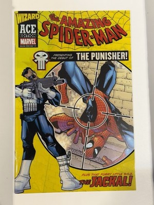 AMAZING SPIDER-MAN #129 WIZARD ACE EDITION 2002 REPRINTS 1ST APPEARANCE PUNISHER