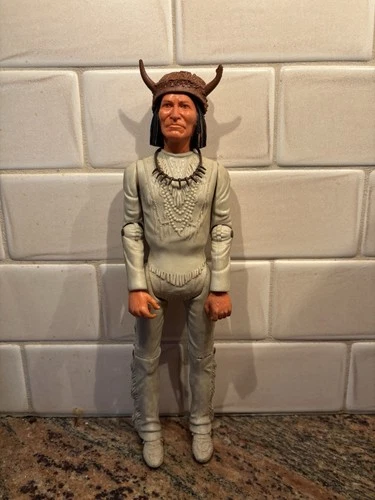 VTG 1967 Marx Johnny West Indian Chief Geronimo Action Figure 12” ~ 11 3/4” Doll