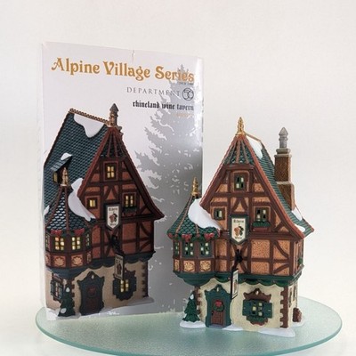 Dept 56 Alpine Village Rhineland Wine Tavern 4025237, Brand New, Rare