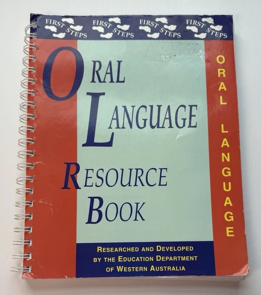 Oral Language Resource Book Spiral Bound Paperback First Steps Unused Workbook
