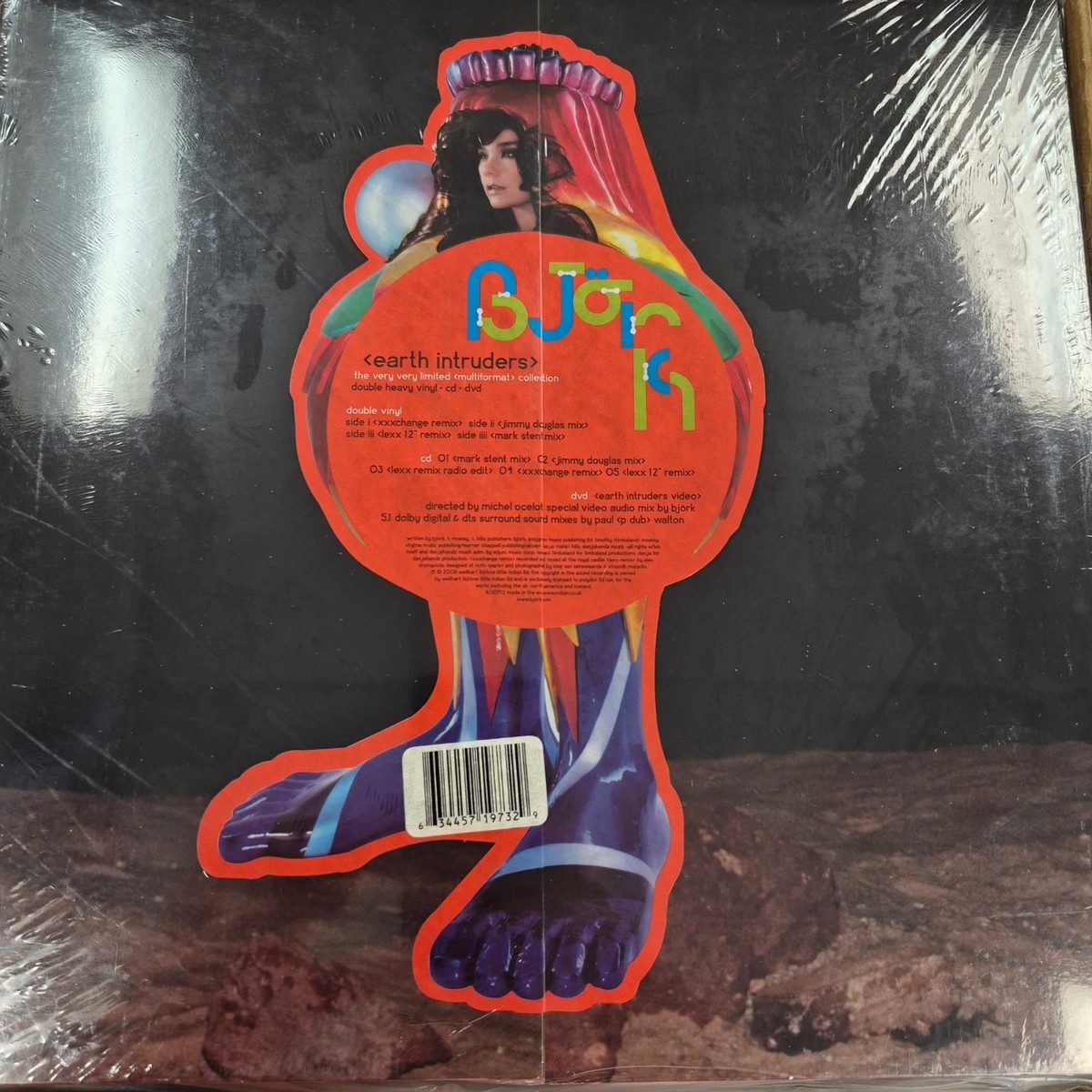 BJORK - EARTH INTRUDERS LP BOXSET DELUXE EDITION 2LP & CD & DVD