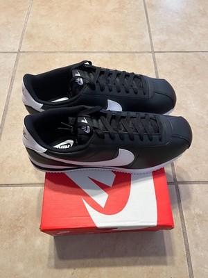 Nike Cortez Black White Sneaker Men's Athletic Shoe Size 13 DM4044 001 New