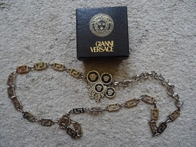GIANNI VERSACE Metallgürtel! Designer  #SELTEN!/TOP DESIGN /MEDUSAKÖPFE/SILBER#