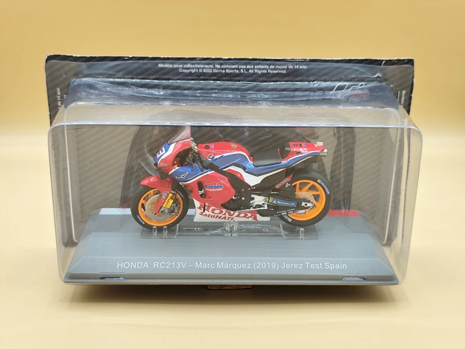 1/18 Honda RC213V Moto GP 2019 "Jerez Test Spain" M. Marquez IXO Altaya - Photo 1/1