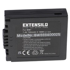 Batteria per Panasonic Lumix DMC-FZ5 700mAh 7,4V