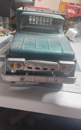 Tonka Acciaio Pressato Farm Palo Corpo Camion Quadrato Anteriore Griglia a T - Foto 3 di 12