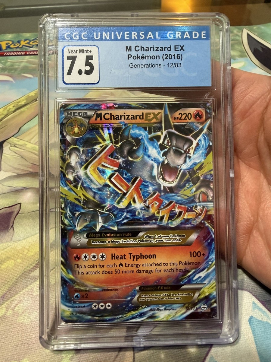 Pokémon M Charizard EX 2016 Generations 12/83 Holo CGC 7.5 / PSA 8