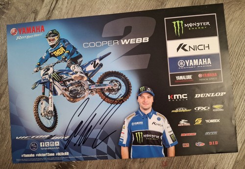 New ListingCooper Webb #2 Signed Yamaha Racing Poster