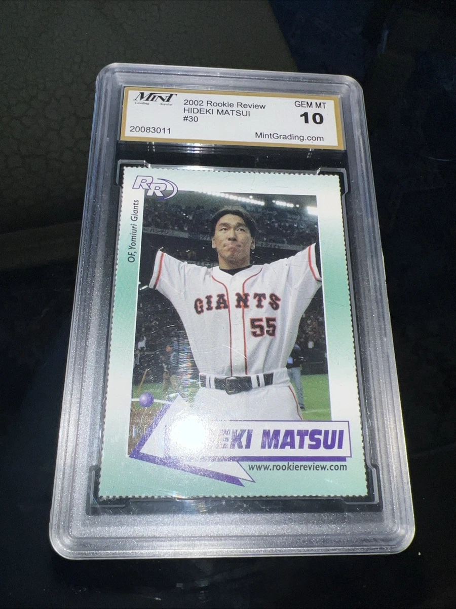 書 The Legend of Hideki Matsui Las mejores ofertas en 2002 BBM The Legend of Hideki Matsui