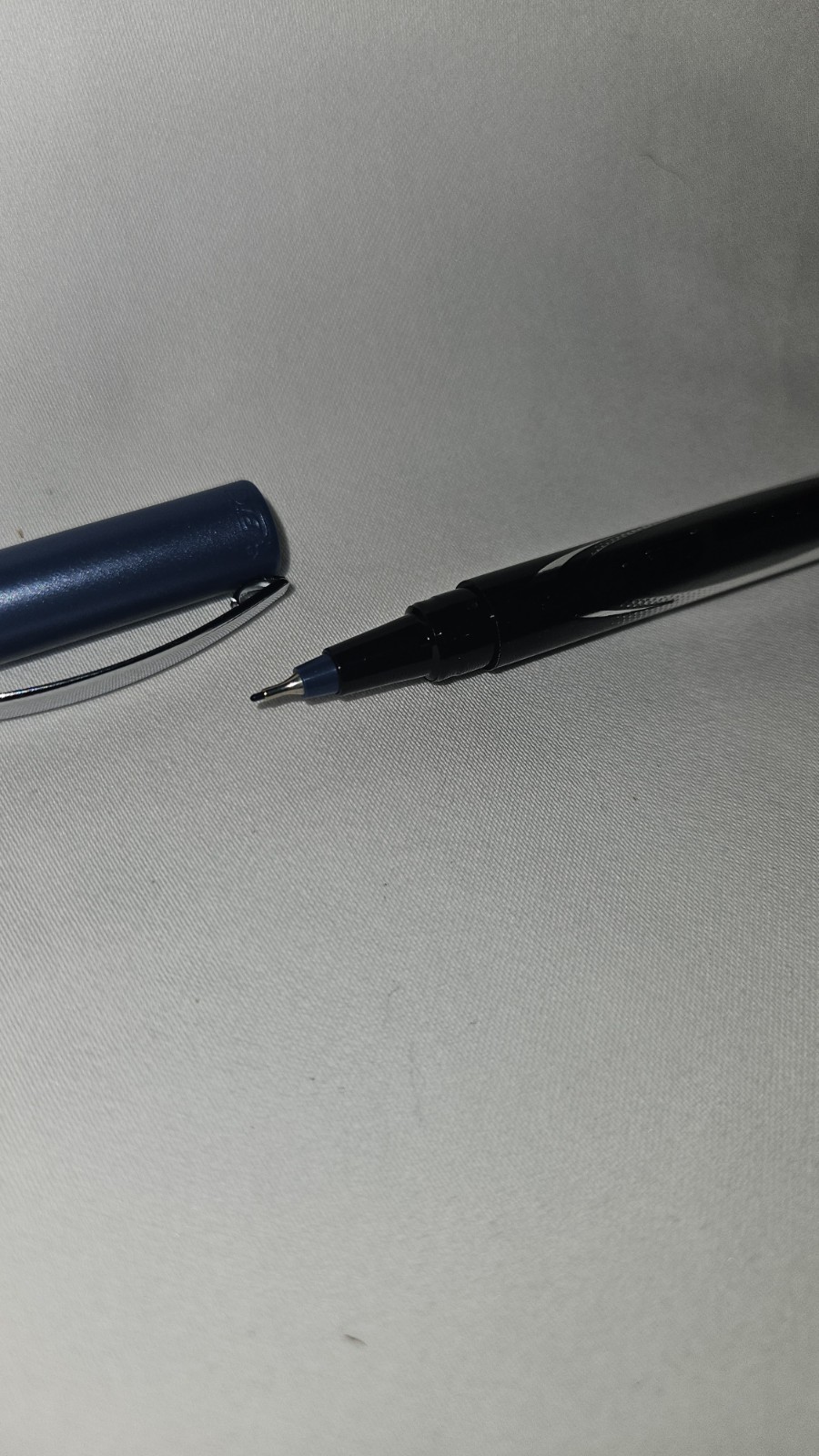 (Pack Of 25) Bic Intensity Permanent Pen Fine Blue W Cap Smooth Writing New